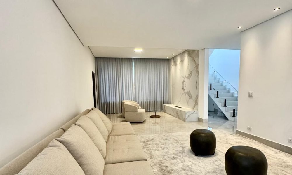 Sala integrada em 3 ambientes perfeitos para viver e receber